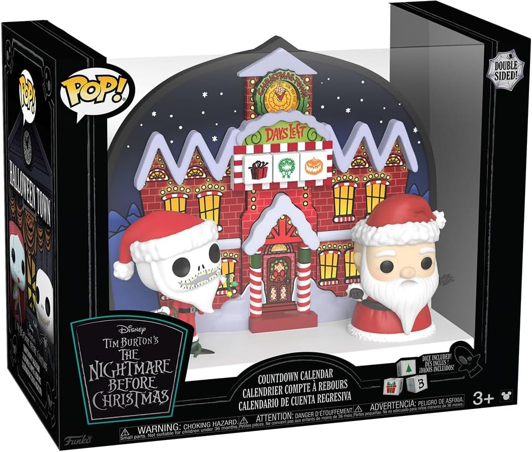 Disney Nightmare Before Christmas Funko Pop Vinyl: Dual Side Countdown Calender