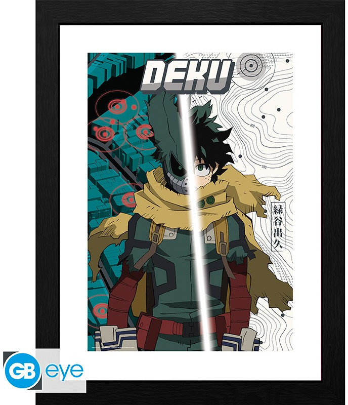 My Hero Academia Framed Print - Dark Deku
