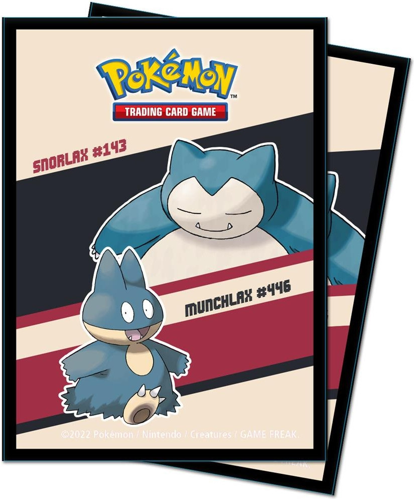 Pokemon TCG Snorlax & Munchlax Deck Protector Sleeves