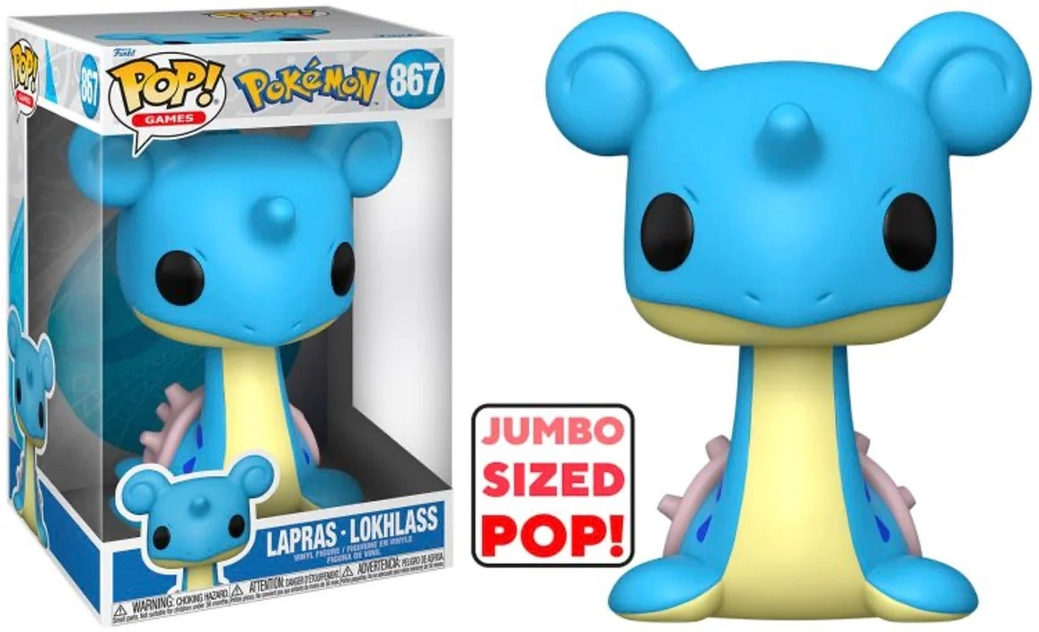 Pokemon Funko Pop Vinyl: Jumbo Size Lapras