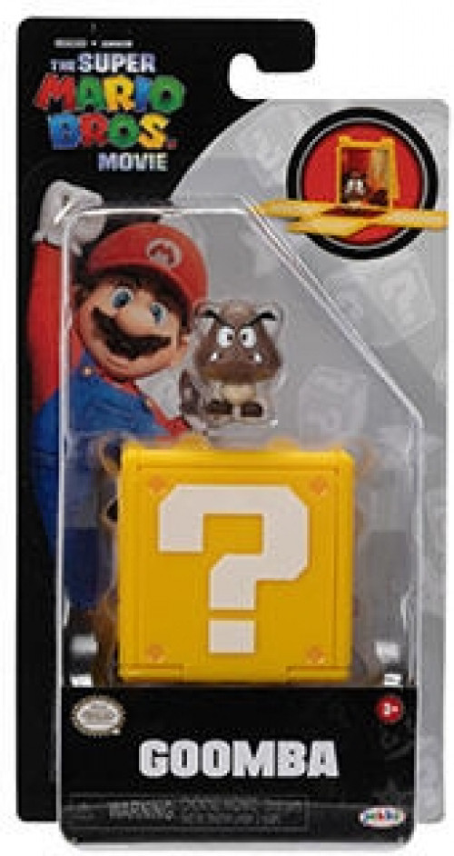 Super Mario Movie Question Block Mini Figure - Goomba