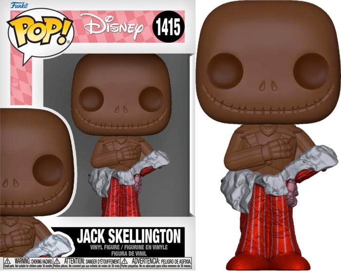 Disney Nightmare Before Christmas Funko Pop Vinyl: Jack Skellington (Valentines Chocolate)