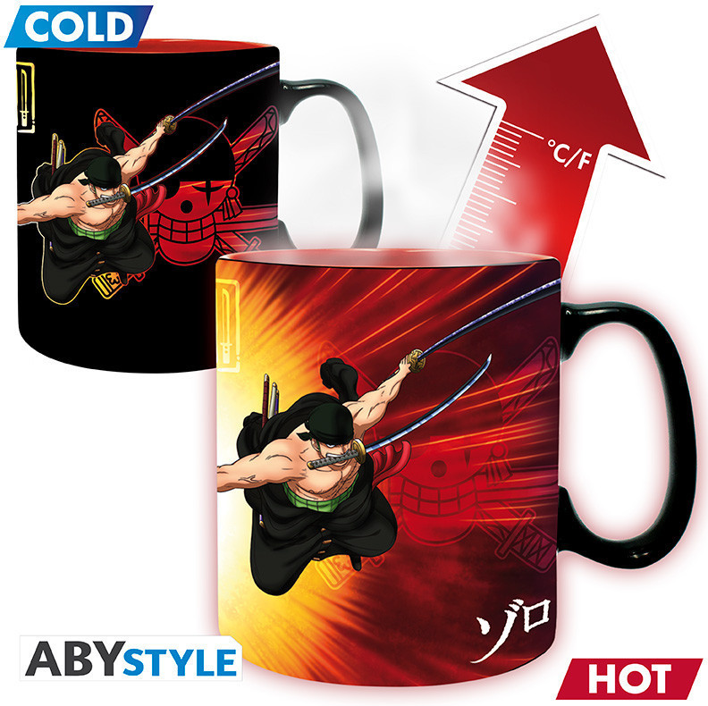 One Piece Heat Change Mug - Zoro & Sanji