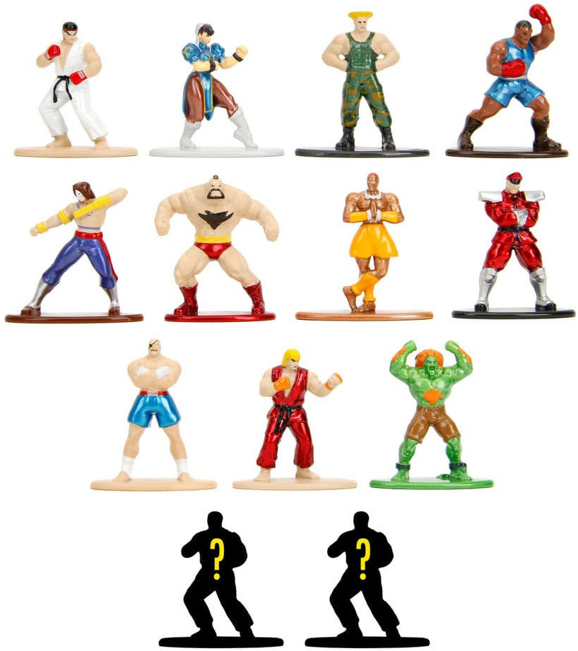 Street Fighter Nano Metalfigs Diecast Mini Figures - Blind Bag