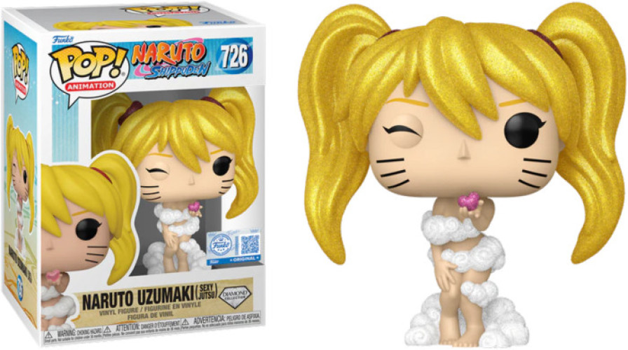 Naruto Shippuden Funko Pop Vinyl: Naruto Uzumaki Sexy Jutsu (Diamond Collection)