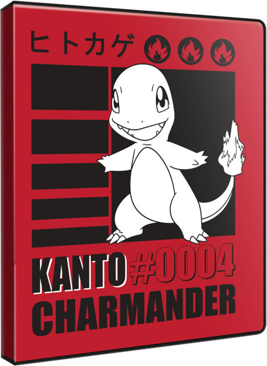 Pokemon TCG Kanto Starter Charmander 4-Pocket Portfolio