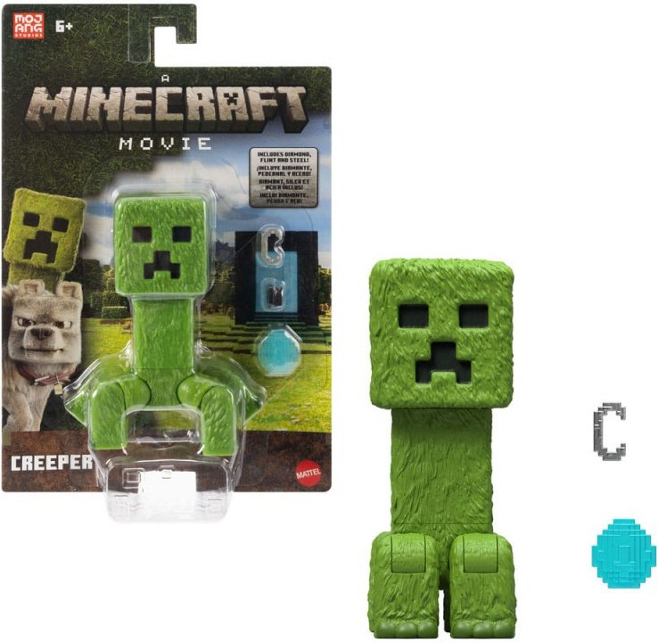 Minecraft Movie Action Figure - Creeper (10 cm)