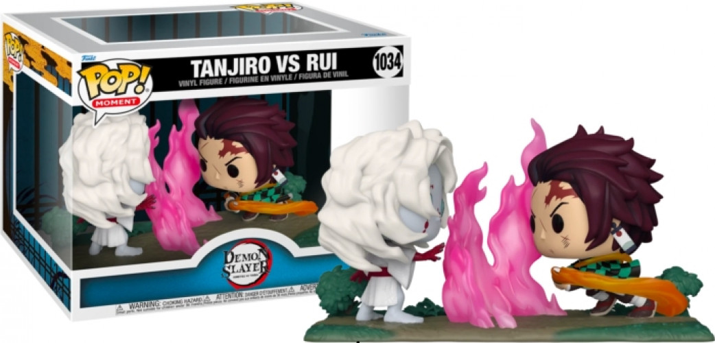 Demon Slayer Kimetsu no Yaiba Pop! Moment Vinyl: Tanjiro vs. Rui