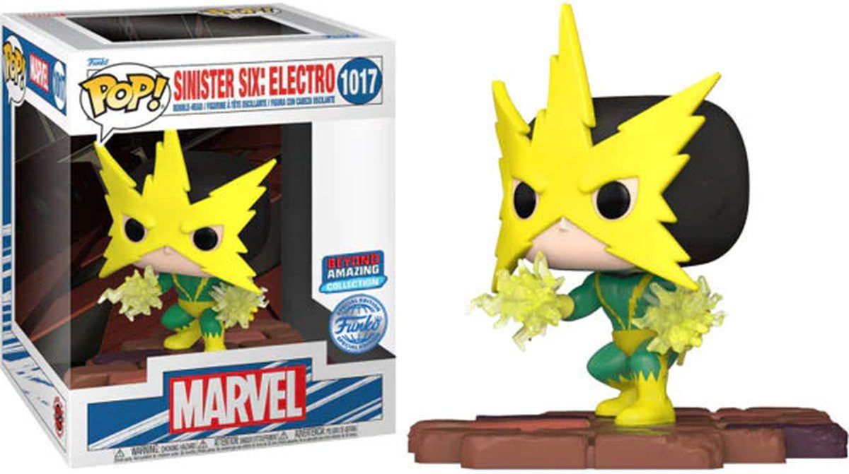 Marvel Spider-Man: Beyond Amazing Deluxe Funko Pop Vinyl: Sinister Six: Electro