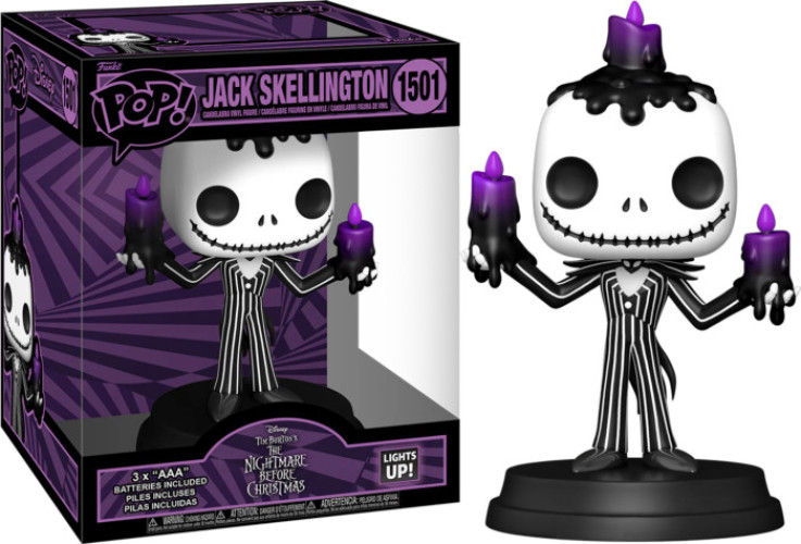 Disney Nightmare Before Christmas Oversized Funko Pop Vinyl: Jack Skellington (with SFX)