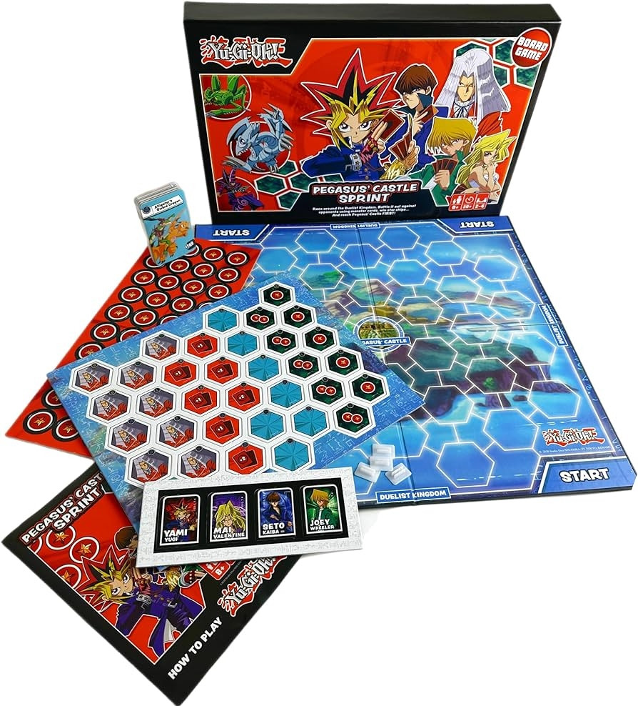 Yu-Gi-Oh! Pegasus Castle Sprint Board Game