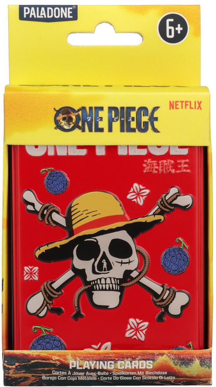 One Piece - Playing Cards in Shaped Tin