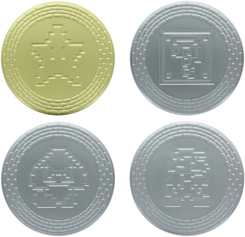 Nintendo - Super Mario Metal Coasters