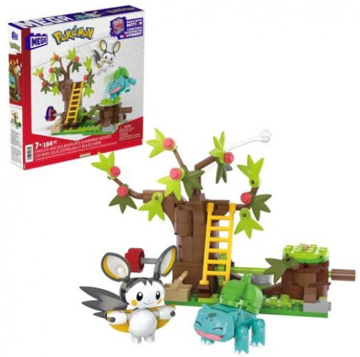 Mega Construx Pokemon - Emolga and Bulbasaur's Charming Woods
