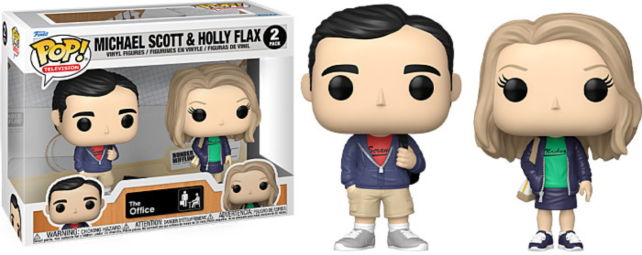 The Office Funko Pop Vinyl: Michael Scott & Holly Flax 2-Pack