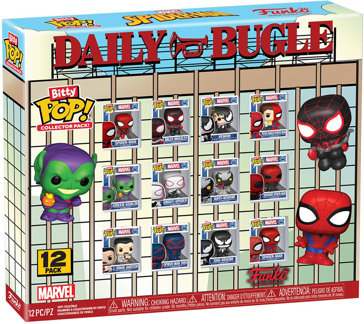 Spider-Man Funko Bitty Pop! Daily Bugle Collector Pack