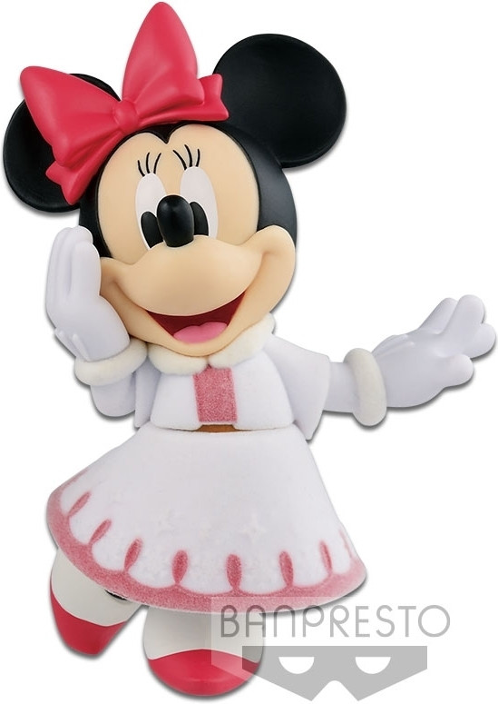 Disney Characters Fluffy Puffy Figure - Minnie (Ver. A)