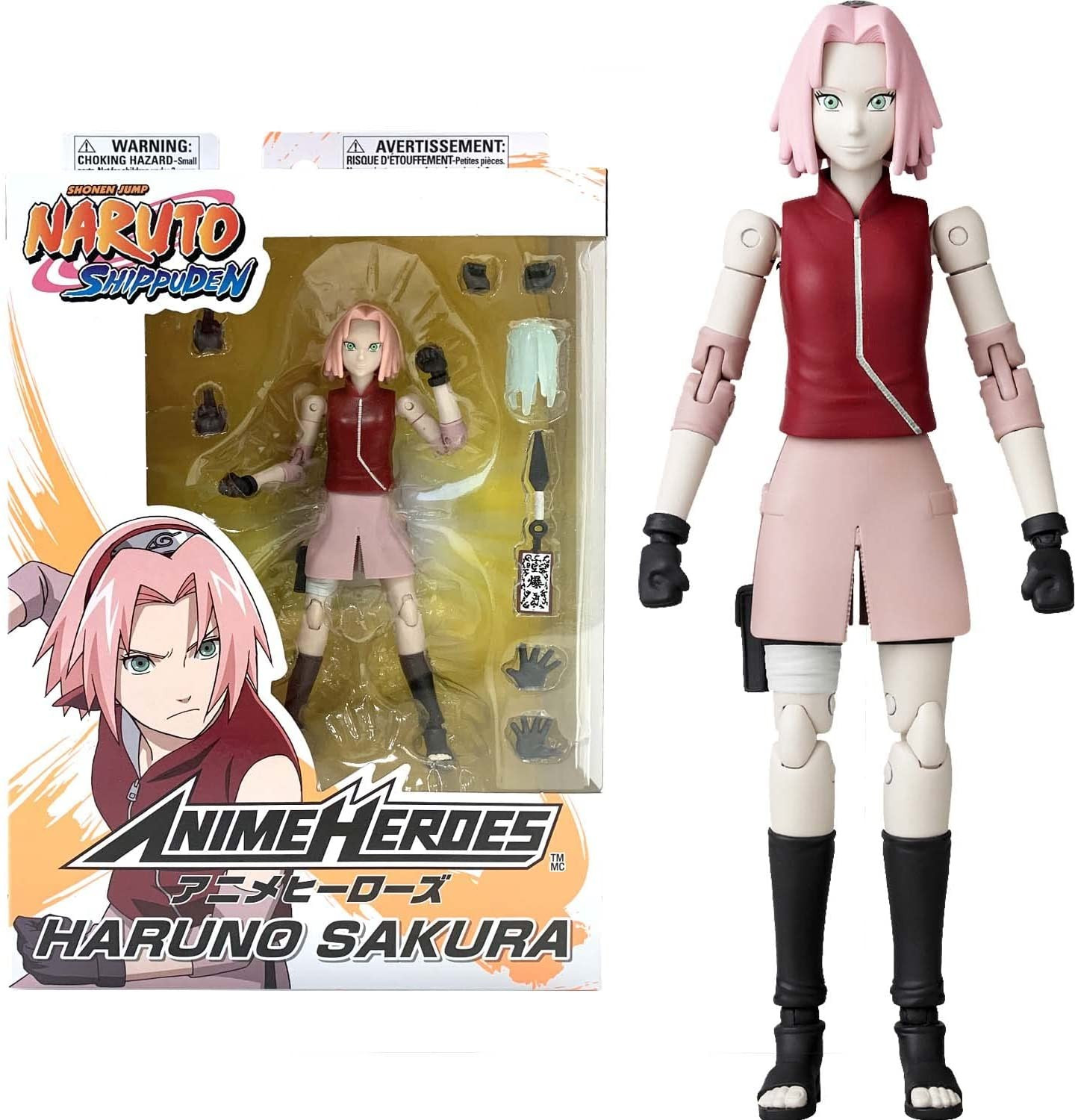 Naruto Shippuden Anime Heroes Action Figure - Sakura Haruno