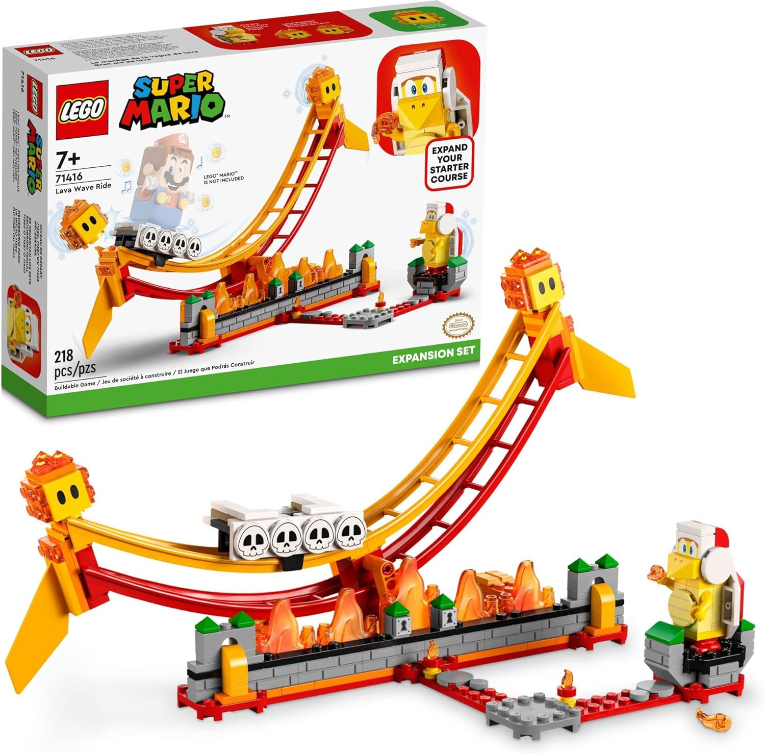 LEGO Super Mario - Lava Wave Ride Expansion Set