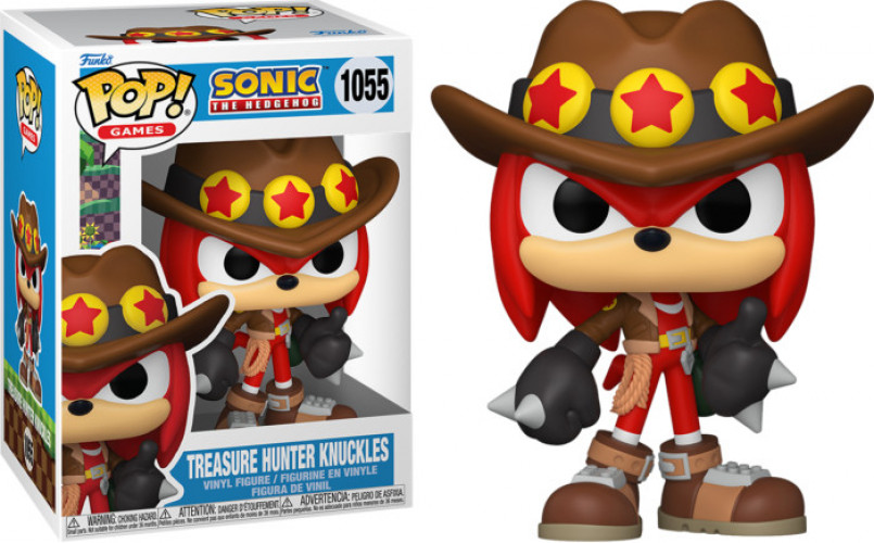 Sonic The Hedgehog Funko Pop Vinyl: Treasure Hunter Knuckles