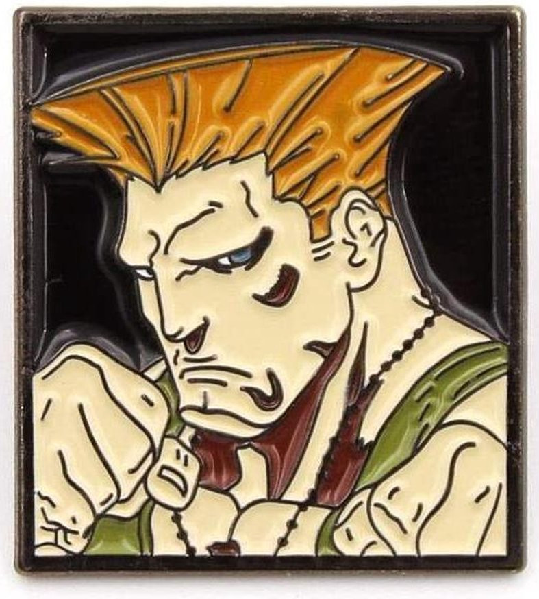 Street Fighter Pin Badge: Guile