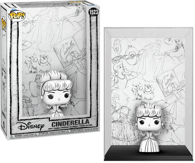 Disney Covers Funko Pop Vinyl: Cinderella (Sketched)