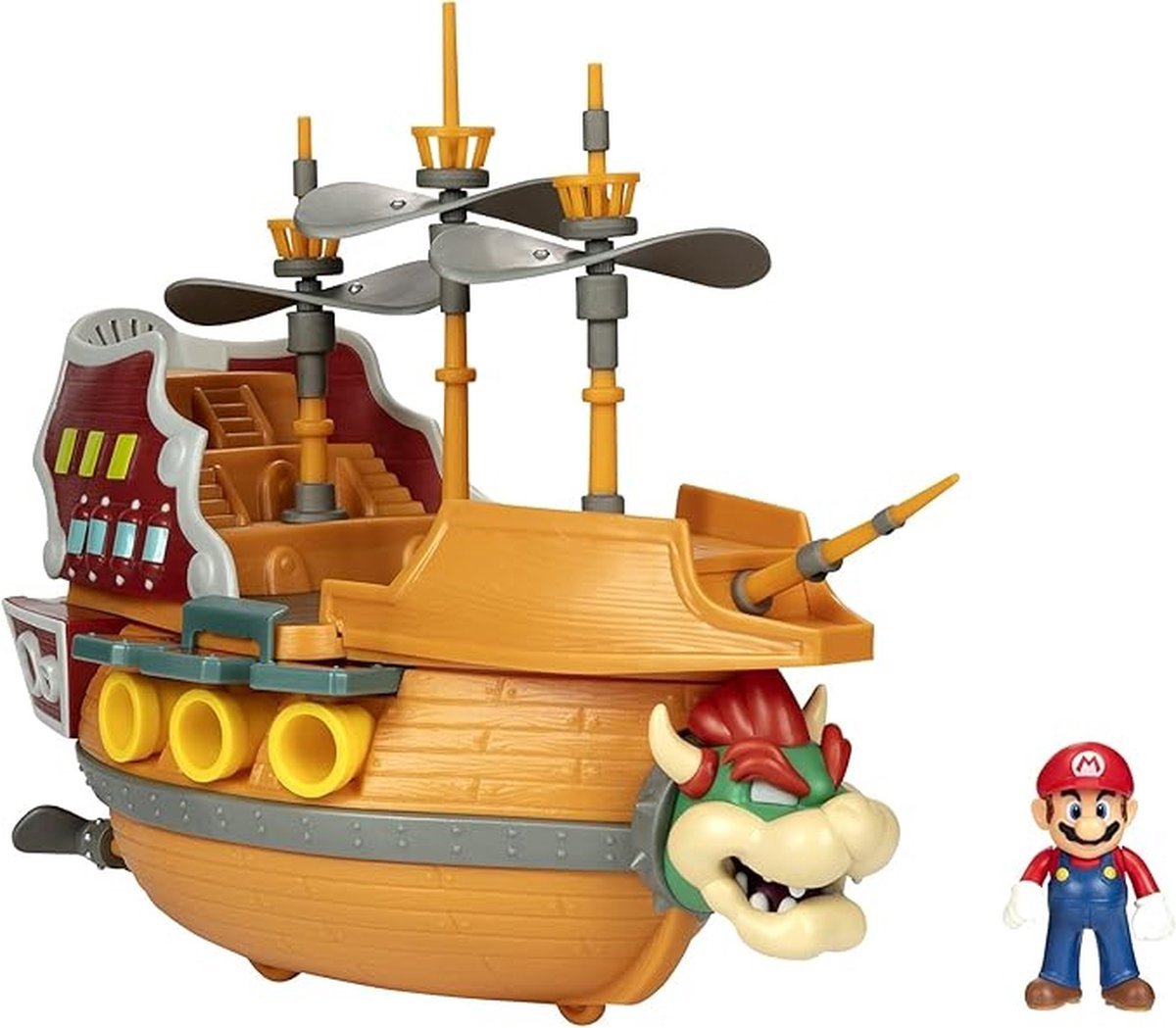 Super Mario Deluxe Playset - Bowser's Airship