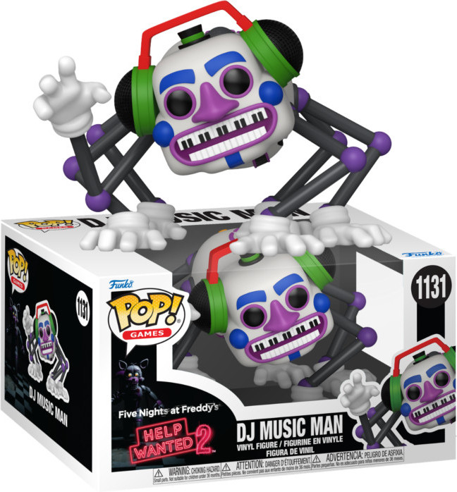 Five Nights at Freddy's Help Wanted 2 Funko Pop Vinyl: DJ Music Man
