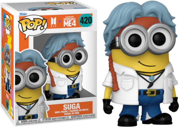 Despicable ME 4 x BTS Funko Pop Vinyl: SUGA
