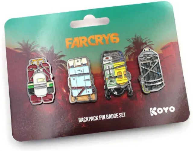 Farcry 6 Badge Pin - Backpack Set