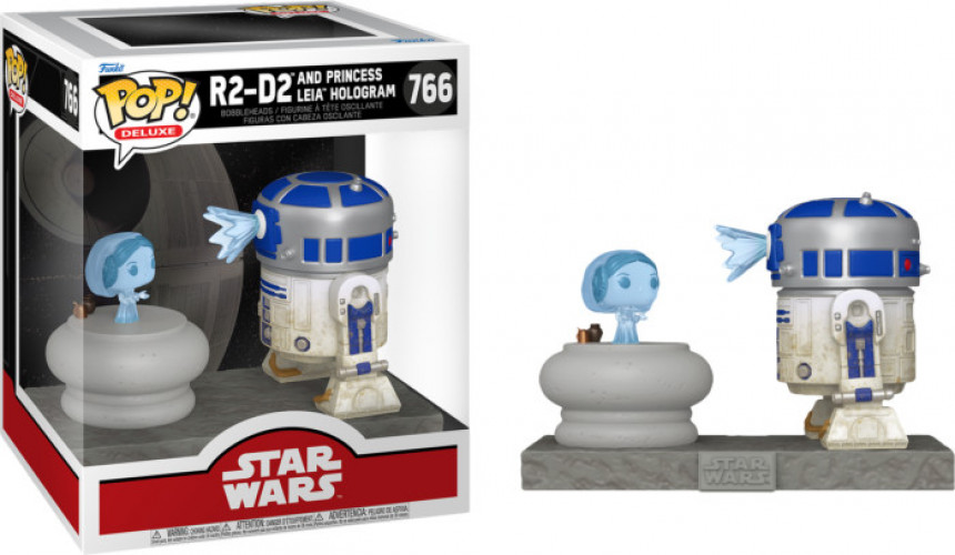 Star Wars Funko POP Vinyl Deluxe: R2-D2 with Leia