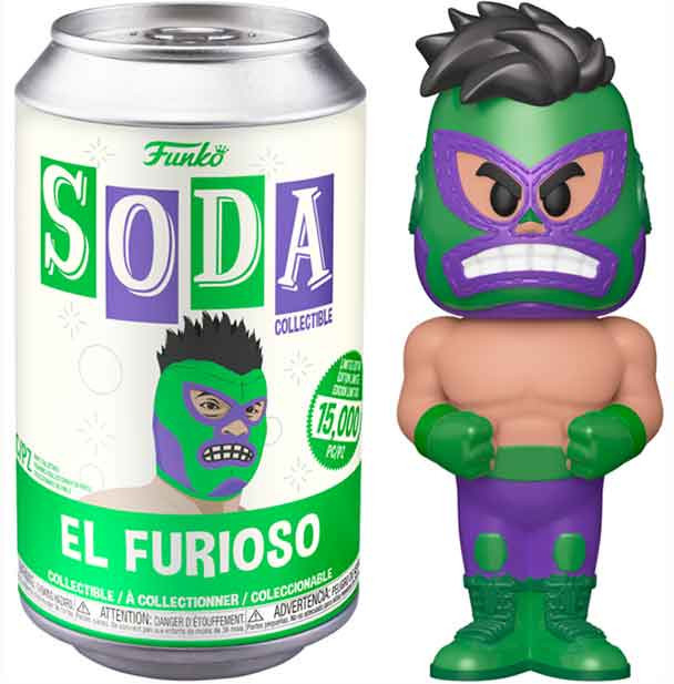 Marvel Luchadores Funko Vinyl Soda: El Furioso