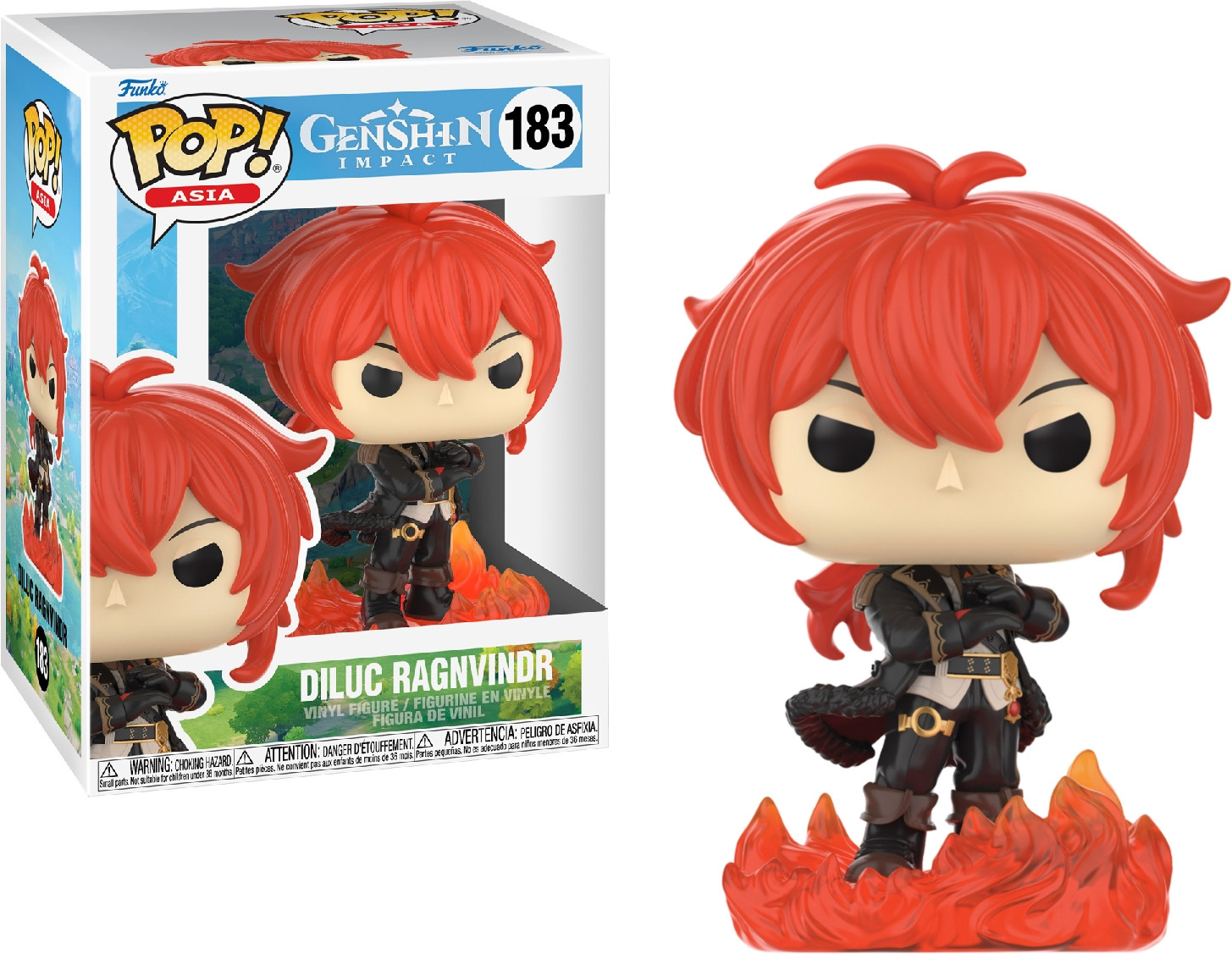 Genshin Impact Funko Pop Vinyl: Diluc Ragnvindr