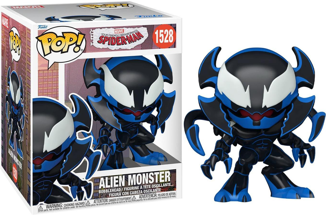 Marvel Friendly Neighborhood Spider-Man Funko Pop Vinyl: Alien Monster (Super Sized)