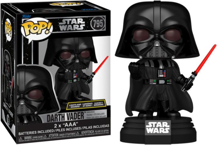 Star Wars Funko Pop Vinyl: Darth Vader (with Lights & Sound)