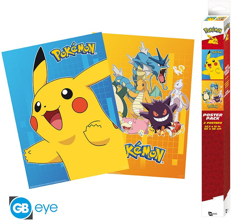 Pokémon Poster Pack - Colourful Characters