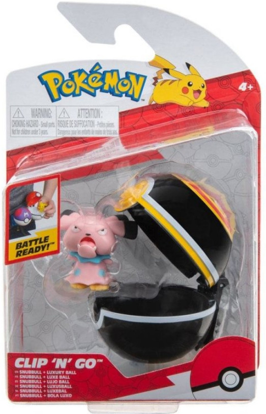 Pokemon Figure - Snubbull + Luxury Ball (Clip 'n' Go)