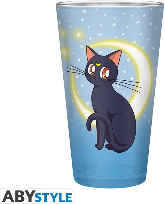 Sailor Moon - Luna & Artemis Large Glass