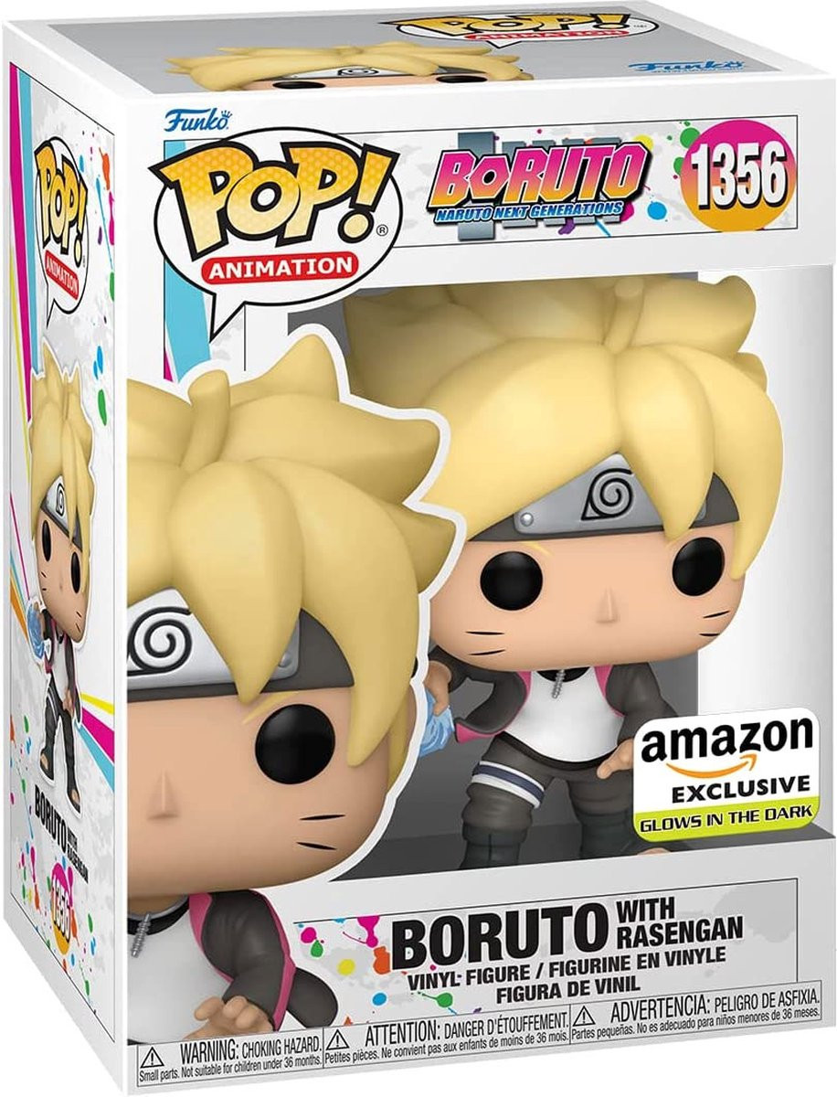 Boruto Funko Pop Vinyl: Boruto with Rasengan (Amazon Exclusive)(Glows in the Dark)