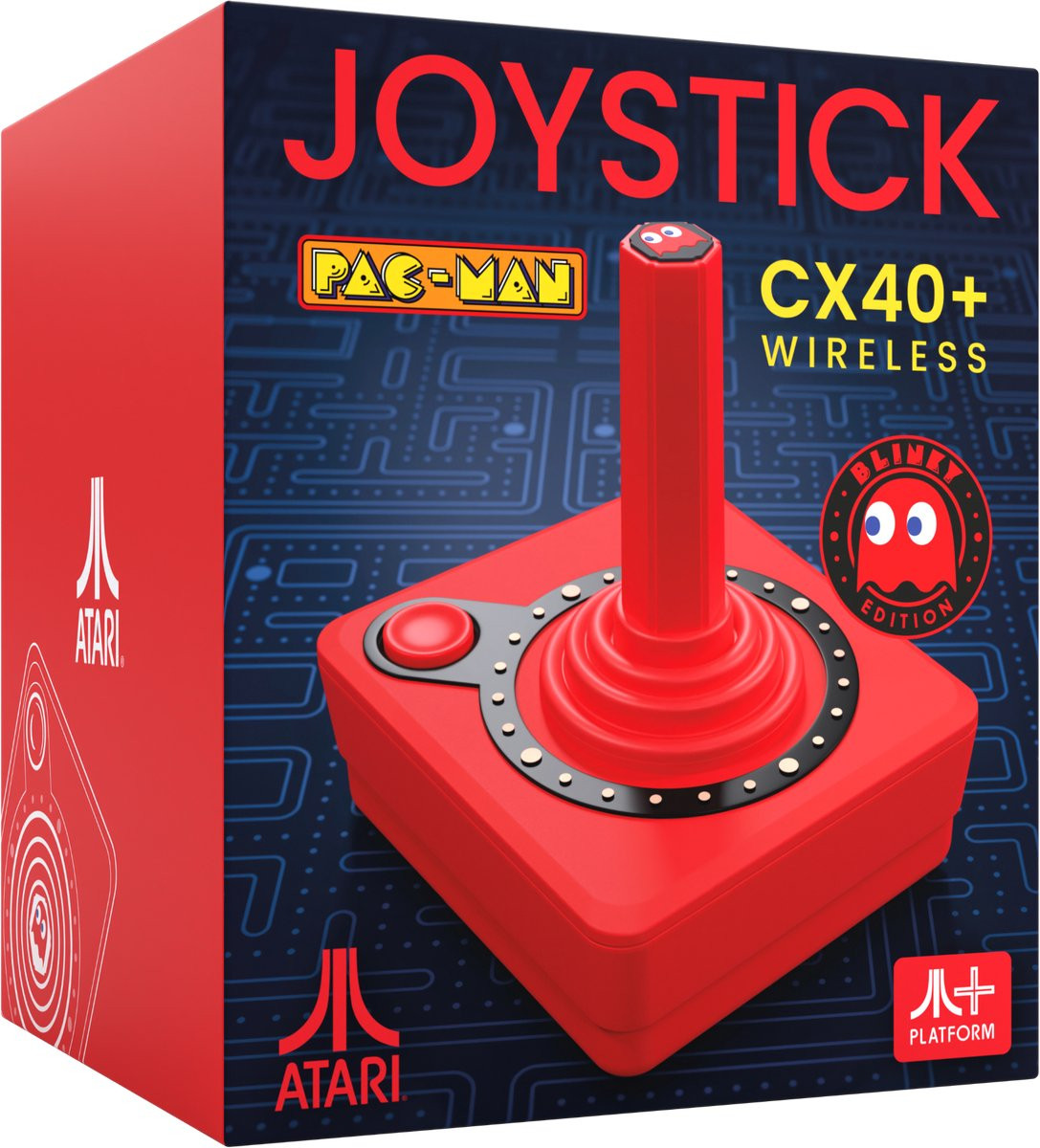 Pac-Man CX-40+ Wireless Joystick - Red (Blimey Edition)