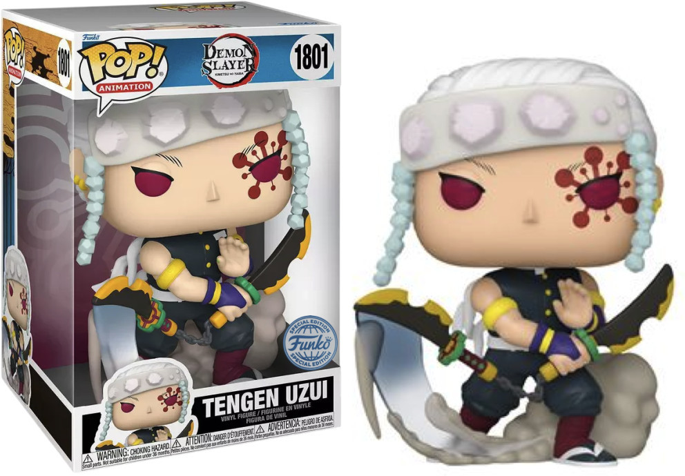 Demon Slayer Kimetsu No Yaiba Funko Pop Vinyl: Jumbo Size Tengen Uzui