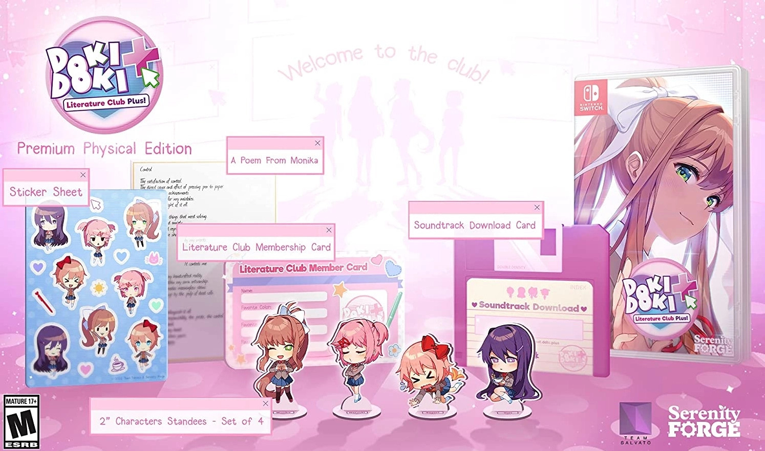 Doki Doki Literature Club Plus! Premium Physical Edition