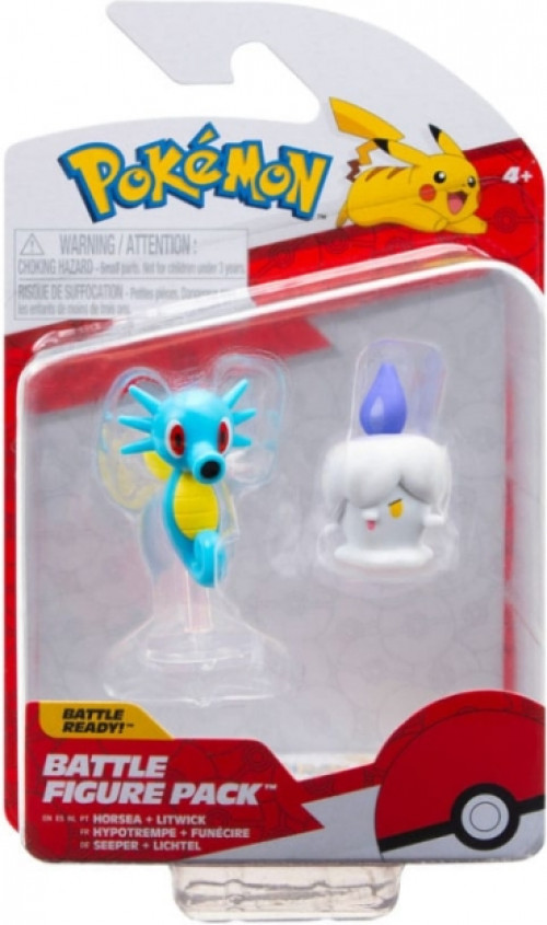 Pokemon Battle Figure Pack - Horsea & Litwick