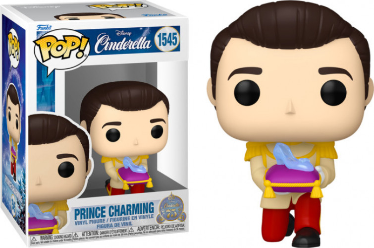 Disney Cinderella Funko Pop Vinyl: Prince Charming with Slipper