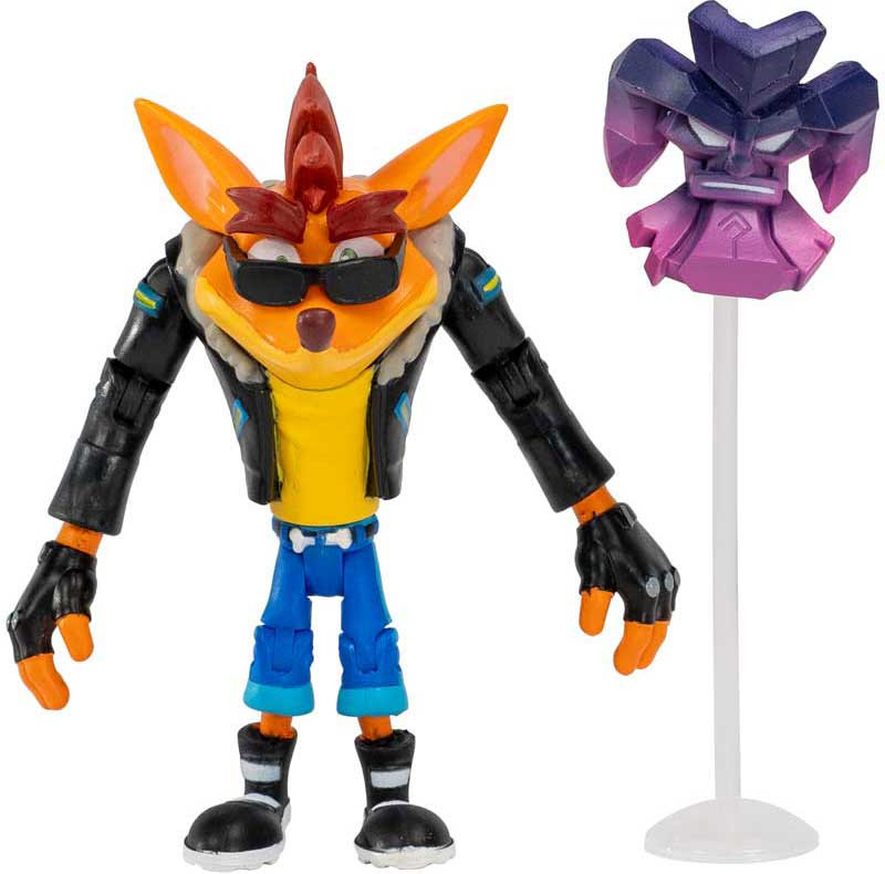 Crash Bandicoot - Biker Crash With Akano Mask Figure