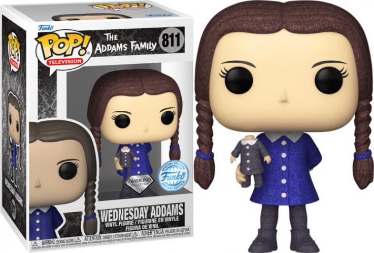 The Addams Family Classic Funko Pop Vinyl: Wednesday Addams (Diamond Glitter)