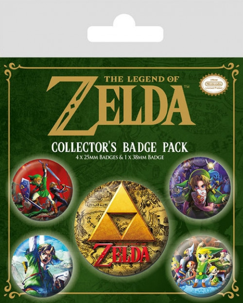 The Legend of Zelda Collector's Badge Pack