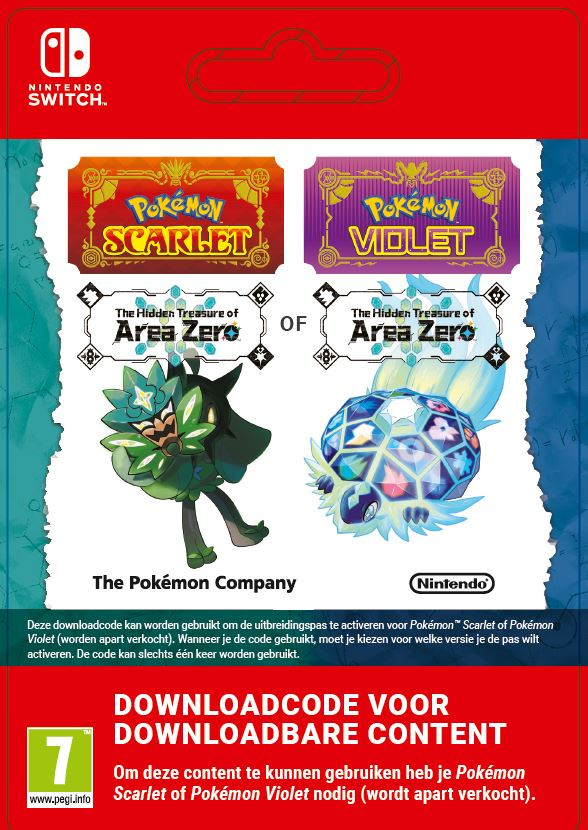 AOC Pokemon Scarlet/Violet Expansion Pass Hidden Treasure of Area Zero DLC (extra content)