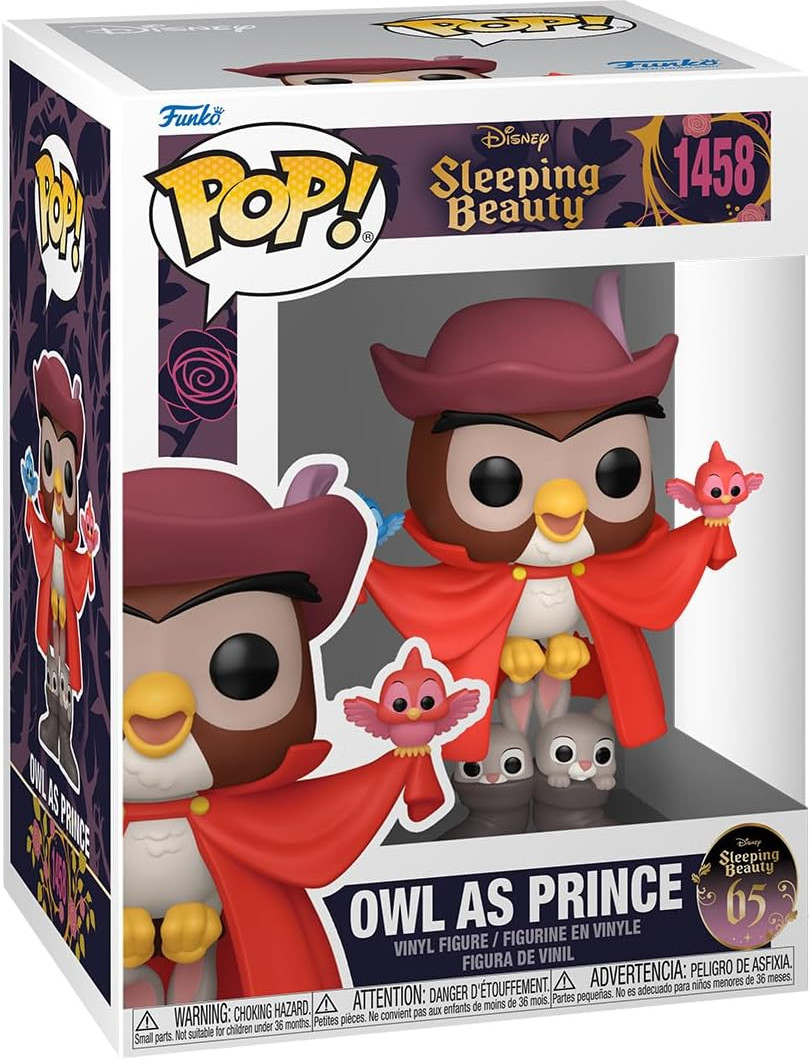 Disney Sleeping Beauty 65th Anniversary Funko Pop Vinyl: Owl as Prince
