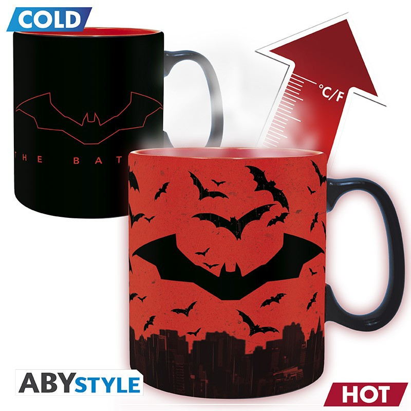The Batman - Heat Changing Mug (Logo)